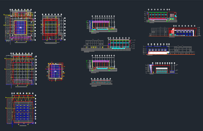 دانلود فایل پروژه اتوکد معماری و سازه استخر شنا DWG | Swimming Pool Architectural Structural Project برای AutoCAD